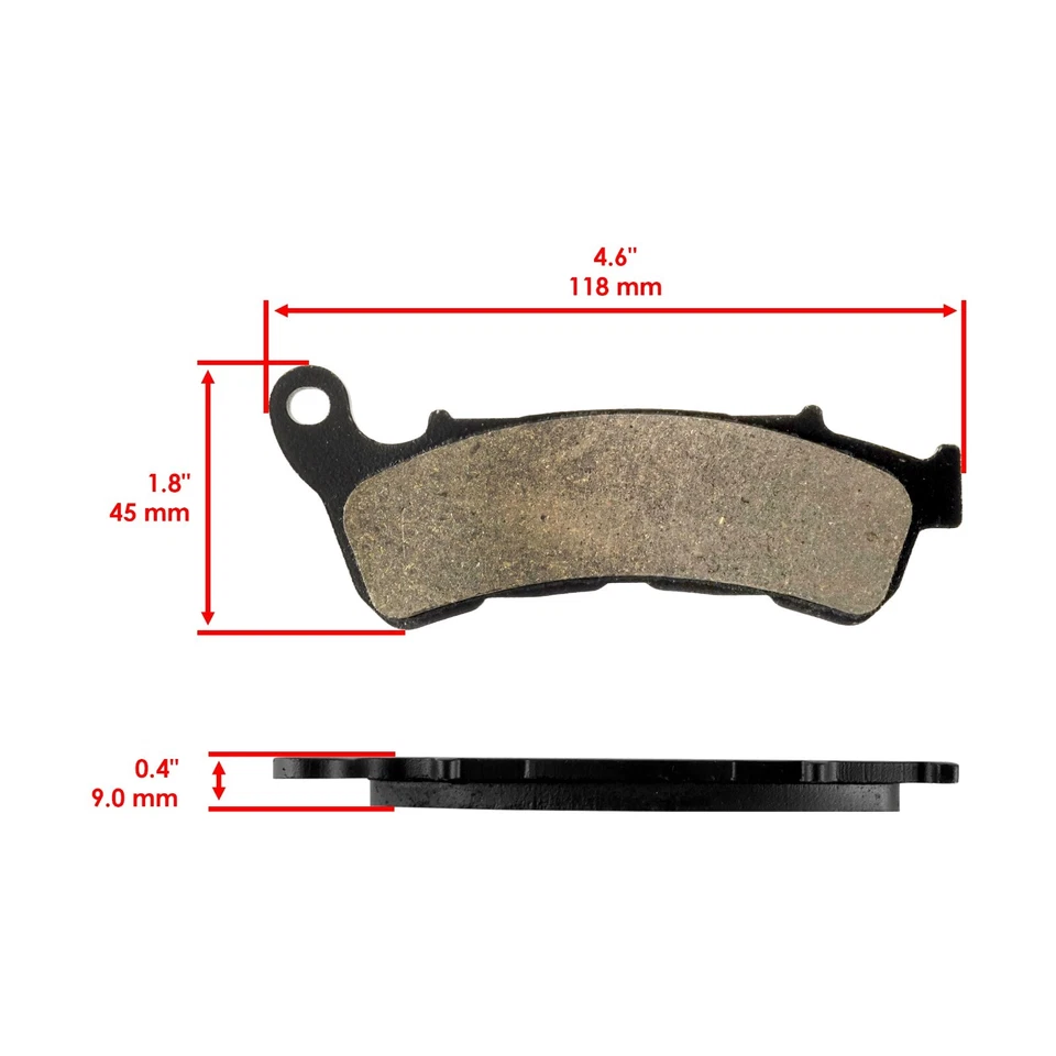 Front And Rear Brake Pads for Honda NT700V Deauville 2010 - Image 2 of 4