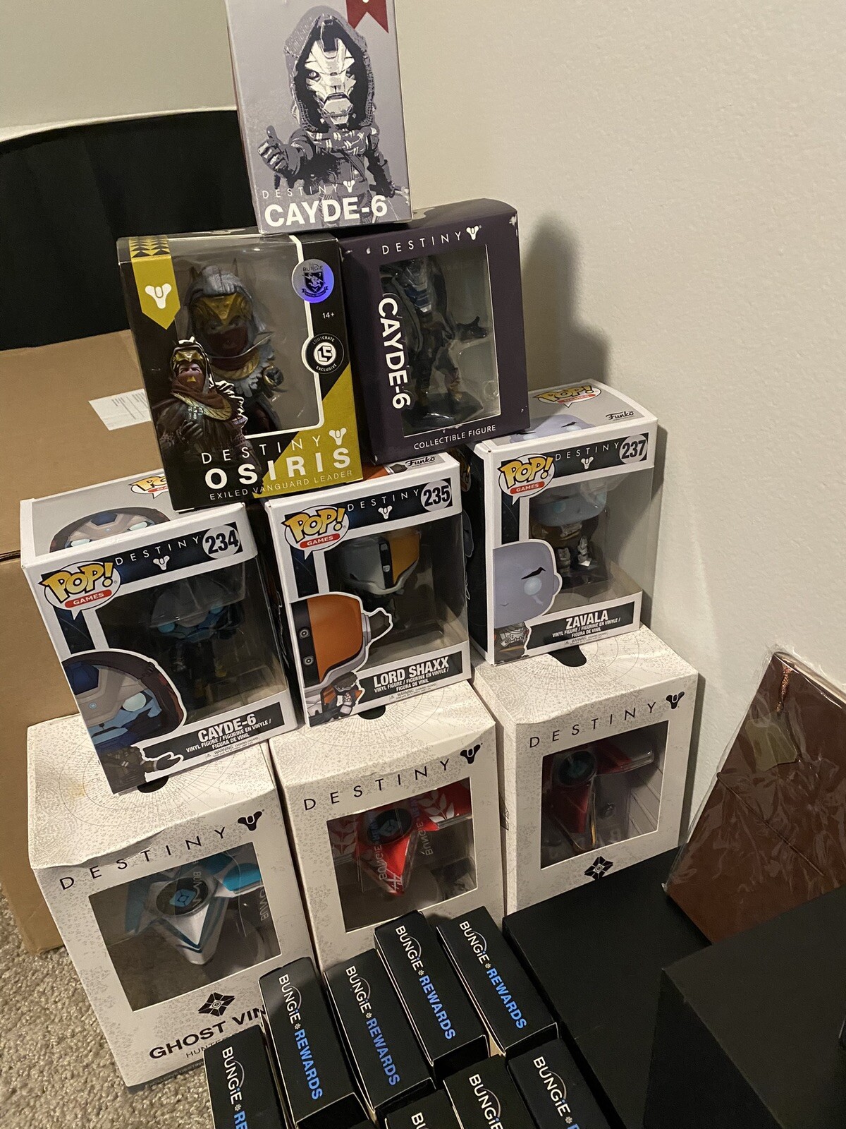 Regency Destiny Collection Huge Collection of Destiny 1 & 2 Limited Edition Bungie Rewards and ...