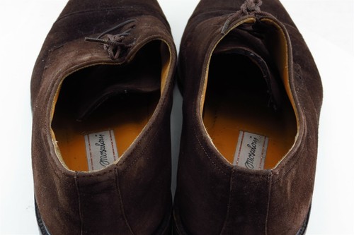 Sandro Moscoloni Derby Oxfords Brown Leather Men Shoes Size 10 M - Picture 5 of 7