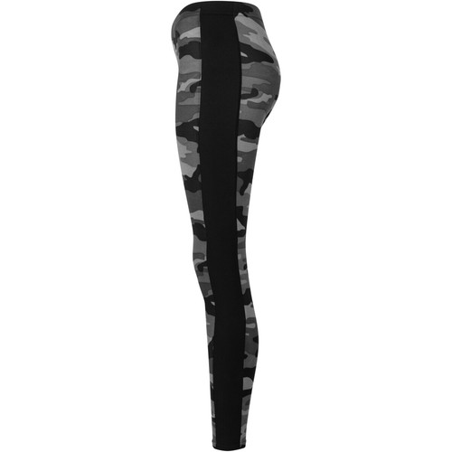 Urban Classics Ladies Camo Stripe Leggings Damen Sporthose Camouflage Mesh  - Bild 24 von 30