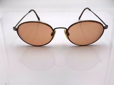 Vintage Marchon Tortoise Gold Metal Oval Sunglasses Japan FRAMES ONLY
