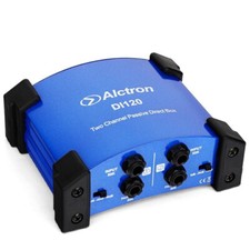 DI120 Blue 2 Channel Passive Direct Box DI Box for Electric Guitar Mixer Speaker