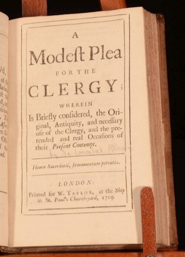 1709 Dr George Hickes Three Short Treatises Scarce First Edition - Picture 4 of 6