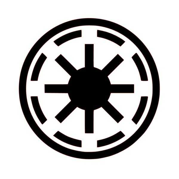 Star Wars, Colors, Vinyl Decal, Sticker, Galaxy, Galactic Republic, Rey,  Logo - Main Image