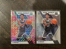 2019-20 Panini Mosaic - NBA Debut Pink Camo Prizm #274 & Base Ja Morant Rookie