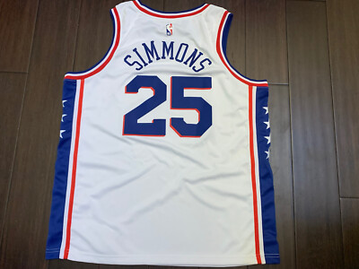 NBA 76ers NIKE ベン・シモンズ ユニフォーム L NIKE NBA ベン・シモンズ 76ers ユニフォーム スウィングマン
