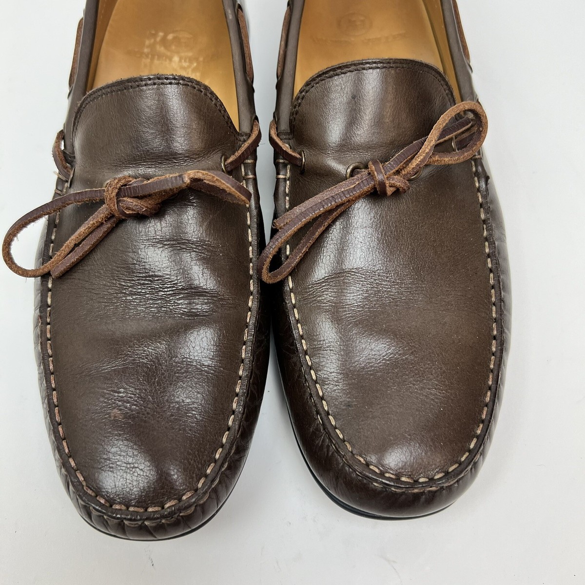 Austen Heller Loafers Slip On Driving Shoes Leather Lace Up  display picture 1