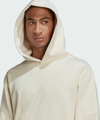 adidas Men Adicolor Premium Pullover Hoodie Non Dyed Beige White Large L  GN3385 | eBay