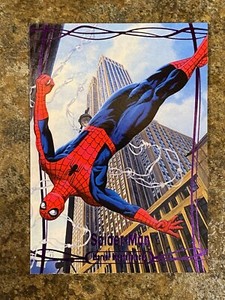 2016 Marvel Masterpieces PURPLE #90 SPIDER-MAN #155/199 Single Tier 4💥💥💥*