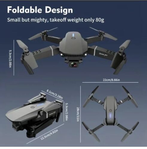 RC Drone HD Pro Wide Angle Camera WIFI FPV Foldable Drone Dual Camera Quadcopter - Picture 17 of 19