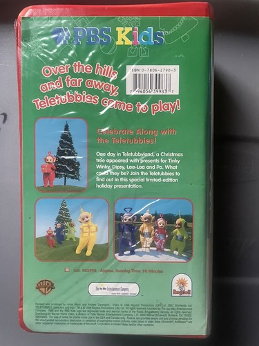 Teletubbies Merry Christmas VHS 1999 2-Tape Set Red Green Kids Holiday Movie - Picture 2 of 3