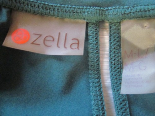 Zella Womens Jacket Size M/L Gray/Green Open Front Dolman Sleeve - Picture 2 of 9