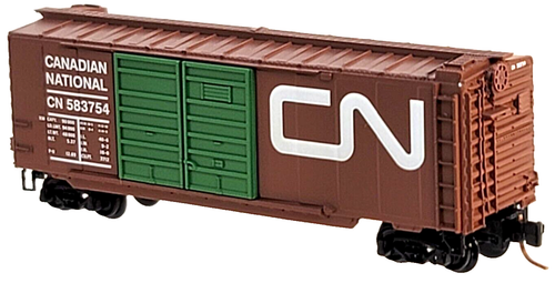 Z MTL 501 52 090 40ft Std Box Car Double Doors Canadian National NIB - Picture 3 of 7