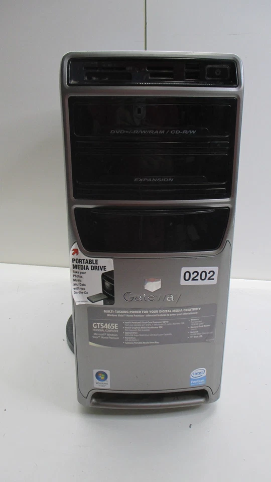 Gateway GT5465E Desktop Computer Intel Pentium e2140 1.5GB Ram No HDD - Image 2 of 4