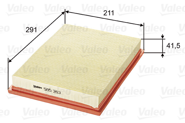 585263 VALEO Air Filter for JEEP