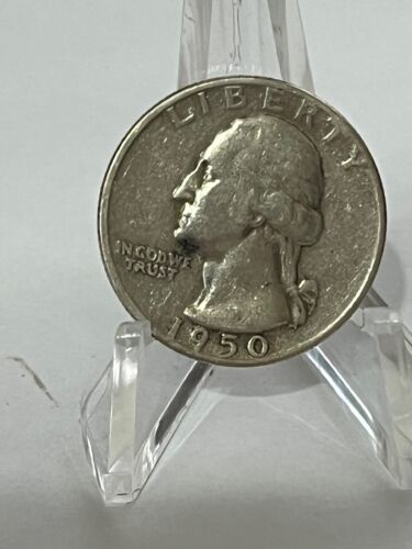 1950 P Washington Quarter 90% Silver Quarter Nice Circulated Cond # RAV41