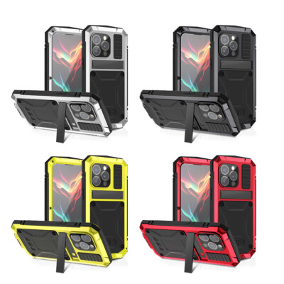 For iPhone 15 14 Pro Max 13 Case Aluminum Shockproof Metal Waterproof Cover