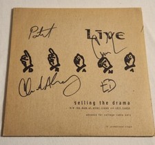 Live Autographed Selling The Drama Blue Translucent Vinyl EP