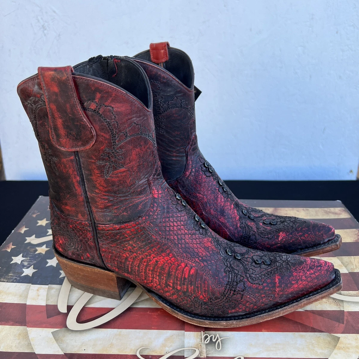 Snakeskin lucchese boots clearance
