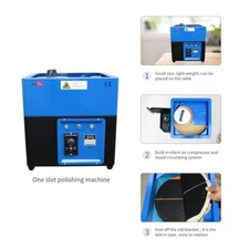 Cell Phone Front Back Screen Glass Scratch Removal Single Slot Polishing Machine