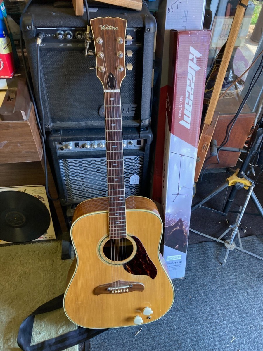 Vision ストラト ジャパンビンテージ Ventura vintage V14 Japan 6 String Dreadnought? Acoustic electric