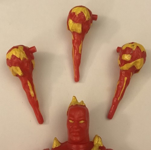 Marvel Fantastic Four Human Torch TOY BIZ 1992 Action figure fireballs - Picture 2 of 6