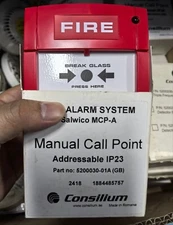 New In Box Consilium Salwico MCP-A Manual Call Point 5200030-01A (GB) Fast Ship
