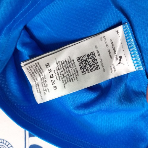 ITALIA FIGC FOOTBALL TEAM JERSEY PUMA TG M AZZURRI NAZIONALE CALCIO MAGLIA PATCH - Picture 13 of 18
