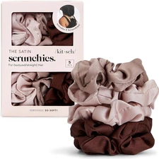 Satin Scrunchies for Women - No Crease Hair Ties for Girls | Scrunchies For All
