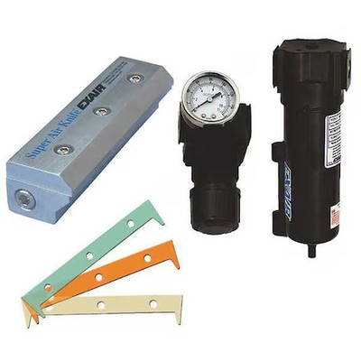 Exair 110203 Air Knife Kit, 1/4 In Npt, 3 In L, Al