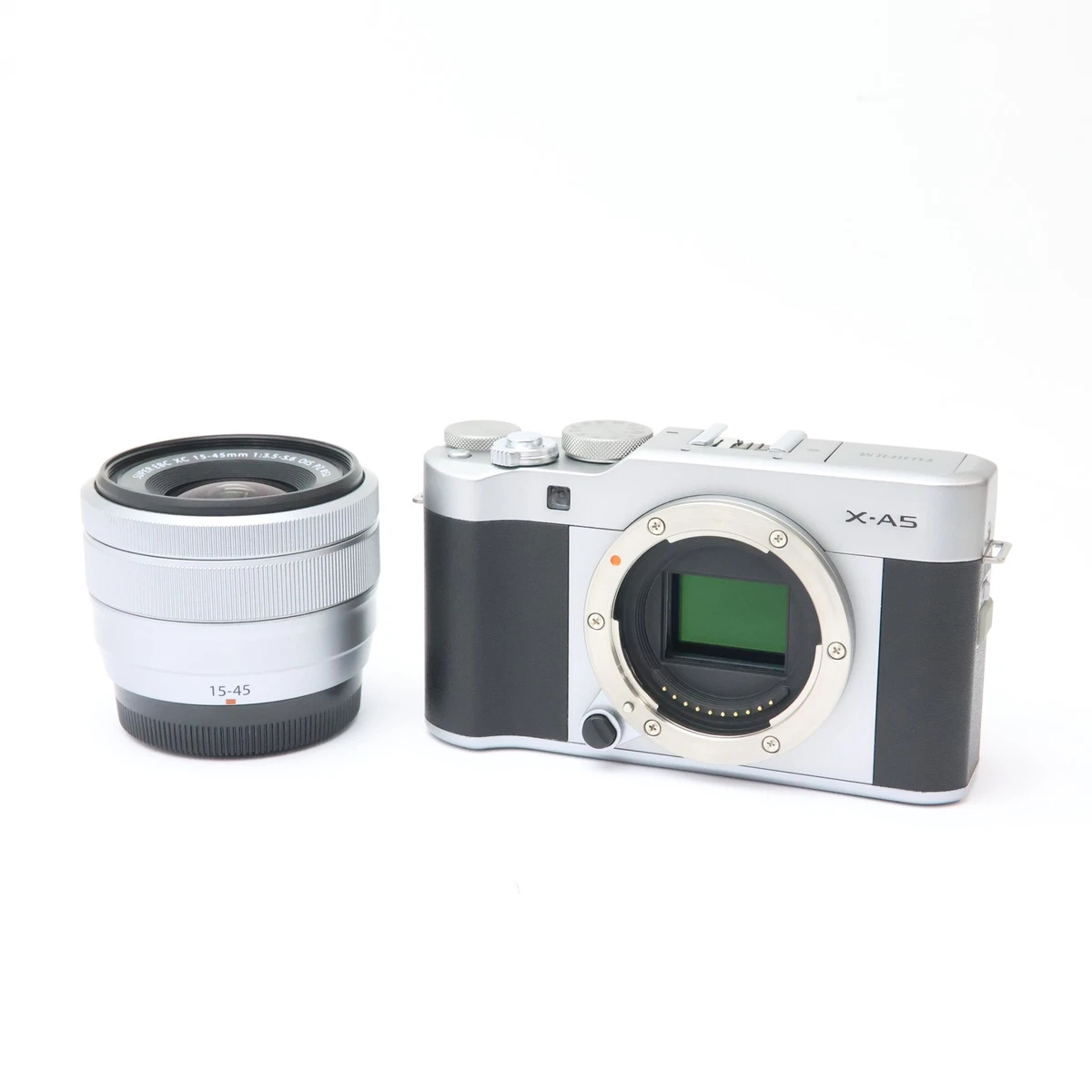 Fujifilm X-A5 ミラーレス一眼 15-45mm　シルバー Amazon.com : Fujifilm X-A5 Mirrorless Digital Camera w/XC15-45mmF3