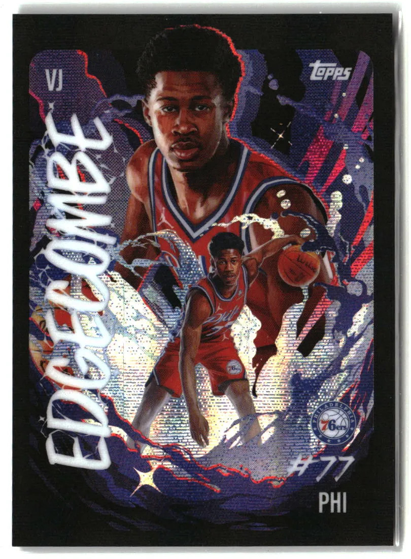 VJ Edgecombe 2025-26 Topps Chrome Basketball Ultra Violet All-Stars #UV-13