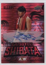 2024 Upper Deck Allure AEW Red Pulsar Auto Katsuyori Shibata #66 Auto 17an