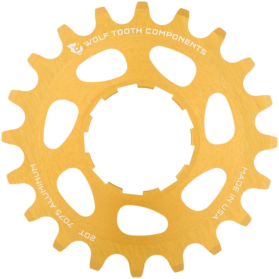Premium 20T Aluminum Single Speed Cog for Hyperglide Freehubs Reversible 10590₽