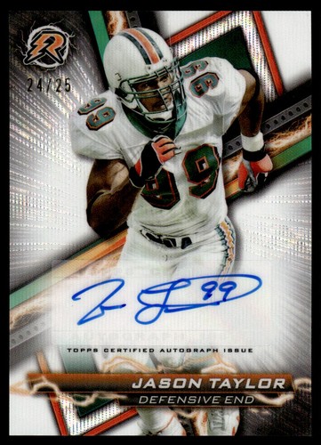 2023 Topps Composite Resurgence Signatures Jason Taylor Auto 24/25 Miami