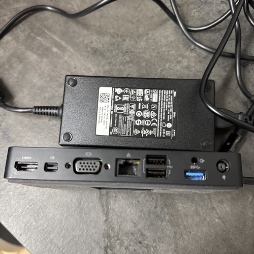 Dell USB-C Dockingstation WD15 K17A HDMI VGA Mini-DP inklusive 180W Netzteil - Bild 2 von 7