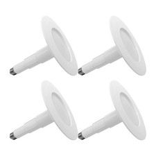 Soliseed 4er Pack 5/6" LED verstellbare Doseneinbauleuchten, 12W=60W, dimmbar