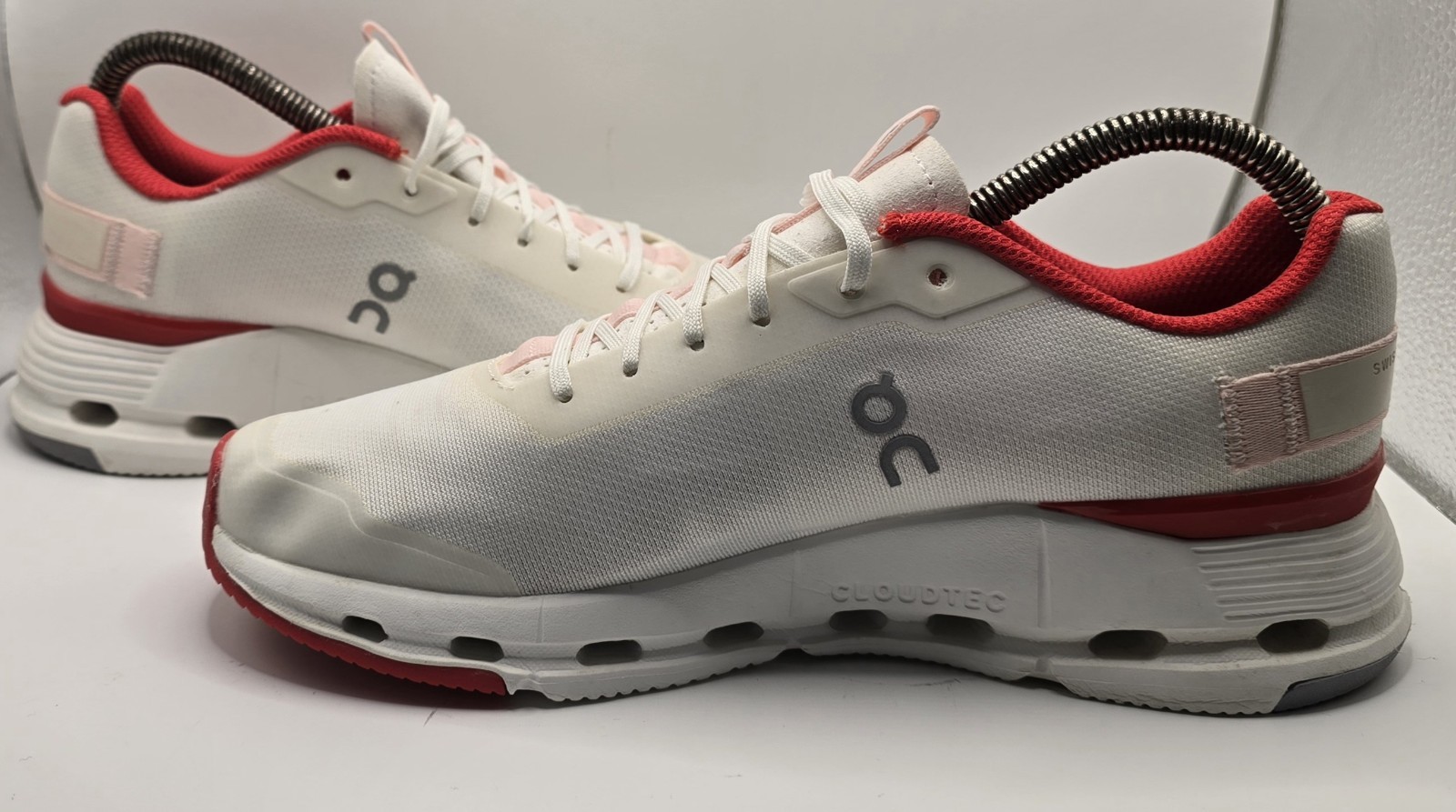 On Running Cloudswift CloudTec Sneakers White Pin… - image 3