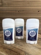 (3) Lady Speed Stick ZERO Deodorant SIMPLY CLEAN 1.4oz Each - Exp 8/26