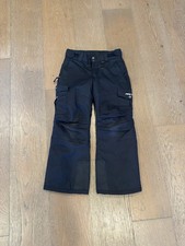 Kids Arctix Ski Pants Size Small Baggy Fit Black Snow Pants
