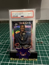 2024 Topps Chrome Elly De La Cruz RC Image Variation Refractor PSA 10 #44 Reds