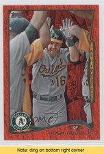 2014 Topps Red Hot Foil Josh Reddick #416 READ 0c4