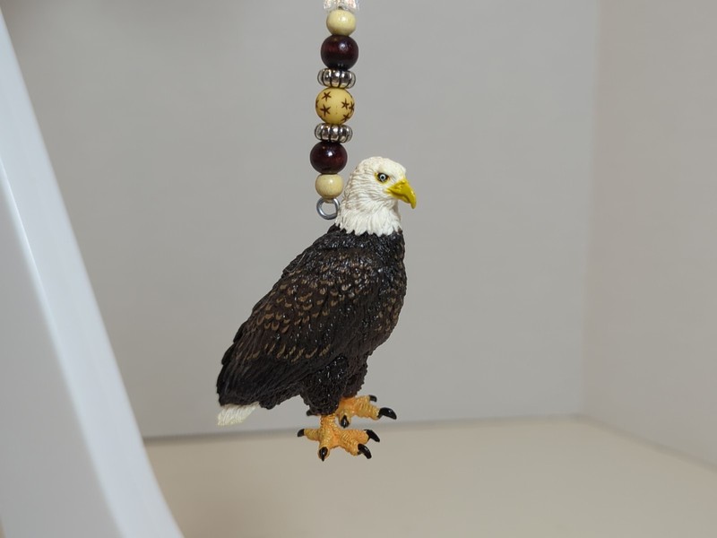 Bald Eagle Perched Custom Christmas Tree Ornament North America Wildlife NEW! BV