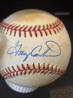 BASEBALL~SIGNED GARY CARTER (HOF) RAWLINGS NATIONAL LEAGUE OLB BASEBALL & CUBE