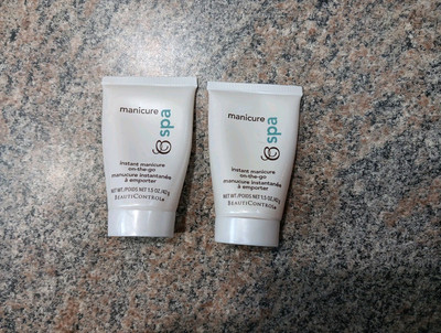 BeautiControl Spa Instant Manicure On-The-Go Travel Size 1.5 oz. Lot 2