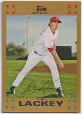 2007 Topps Gold #1 John Lackey 0490/2007 Los Angeles Angels