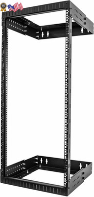 StarTech.com 2 Post 24U Heavy Duty Wall Mount Network Rack 19'' Open Frame