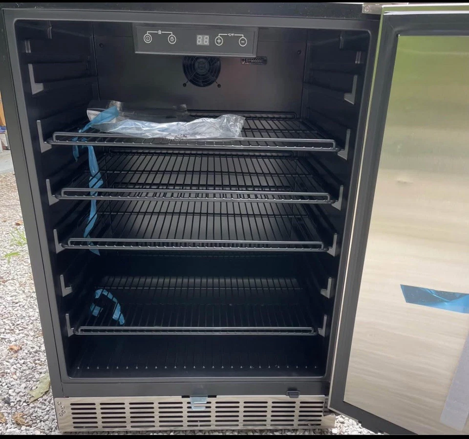 Nuevo Aire 24" Incorporado 160 Latas Exterior Bebidas Nevera Impermeable Acero Inoxidable Foto 4 de 4