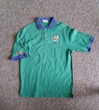 Compaq Computer Employee Collar Shirt Vintage Large Green 22/30L Garfield