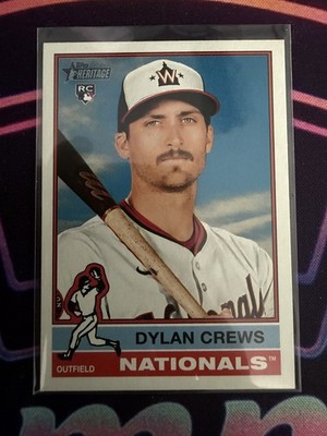 2025 Topps Heritage - Dylan Crews #247 (RC) Nationals